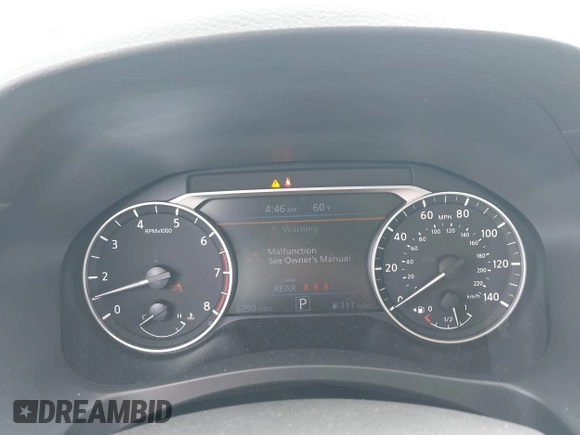 2025 Nissan Altima SV with VIN 1N4BL4DWXSN353315, listed as a IAAI auction lot 41615704 with 6,290 mi miles and . Bid and sale history available at DreamBid. Image 7.