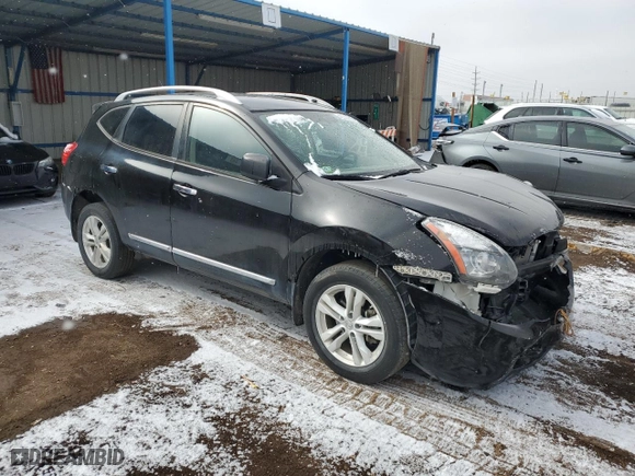 2015 Nissan Rogue Select S with VIN JN8AS5MT6FW154786, listed as a Copart auction lot 45353695 with 123,692 mi miles and Salvage Title. Bid and sale history available at carsss.com. Image 4.