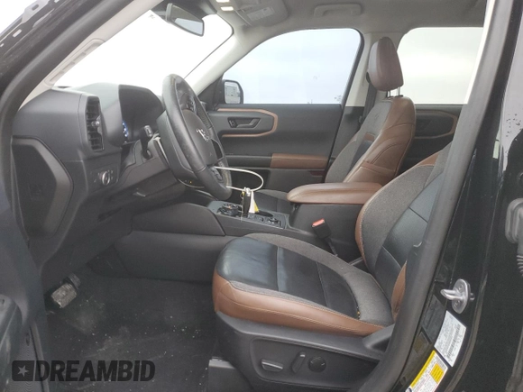 2021 Ford Bronco Sport Outer Banks with VIN 3FMCR9C60MRB40509, listed as a Copart auction lot 43172585 with 44,303 mi miles and Salvage title. Bid and sale history available at DreamBid. Image 7.