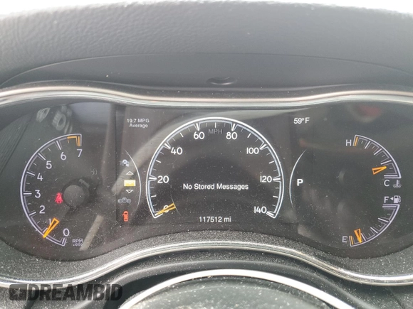 2014 Jeep Grand Cherokee Limited with VIN 1C4RJFBG2EC142390, listed as a Copart auction lot 53782155 with 117,512 mi miles and Salvage Title. Bid and sale history available at carsss.com. Image 9.