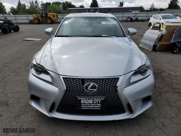 2015 Lexus IS 250 with VIN JTHBF1D20F5046219, listed as a Copart auction lot 71293954 with 111707 miles and Salvage Title. Bid and sale history available at carsss.com. Image 5.