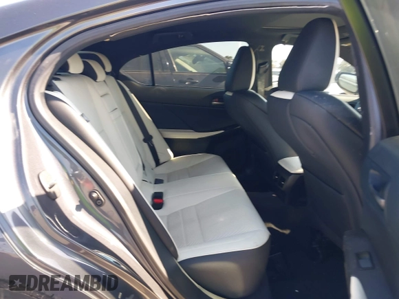 2021 Lexus IS 350 F Sport with VIN JTHGZ1B28M5047647, listed as a IAAI auction lot 42485887 with 27,544 mi miles and . Bid and sale history available at DreamBid. Image 8.