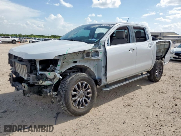 2022 Ford Ranger XL with VIN 1FTER4EH9NLD30176, listed as a Copart auction lot 64240645 with 12,100 mi miles and Salvage title. Bid and sale history available at DreamBid. Image 1.