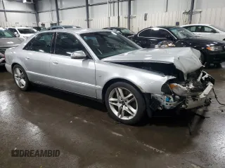 2001 Audi S8 z VIN WAUGU54D01N012440, wystawiony jako Copart lot #88053405 z przebiegiem 183 284 mil mil oraz Szkody całkowita. Historia ofert i sprzedaży dostępna na DreamBid. Obrazek 4.