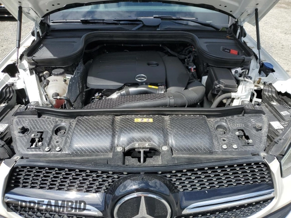 2021 Mercedes-Benz GLE 350 with VIN 4JGFB4KE5MA424077, listed as a Copart auction lot 58369235 with 21,237 mi miles and Salvage title. Bid and sale history available at DreamBid. Image 12.