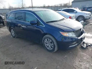 2015 Honda Odyssey EX-L z VIN 5FNRL5H69FB004787, wystawiony jako IAAI lot #41865117 z przebiegiem 169 088 mil mil oraz . Historia ofert i sprzedaży dostępna na DreamBid. Obrazek 1.