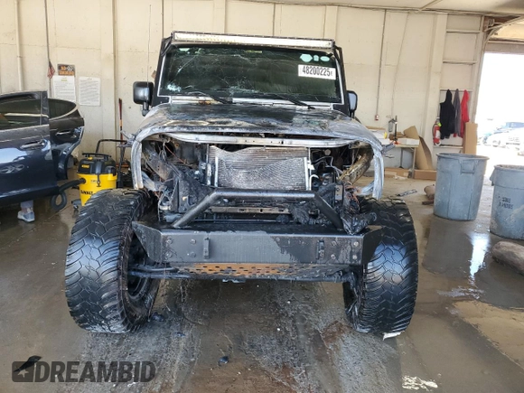 2008 Jeep Wrangler Unlimited X with VIN 1J4GB39198L517999, listed as a Copart auction lot 48200225 with Not Provided miles and Non Repairable. Bid and sale history available at DreamBid. Image 5.