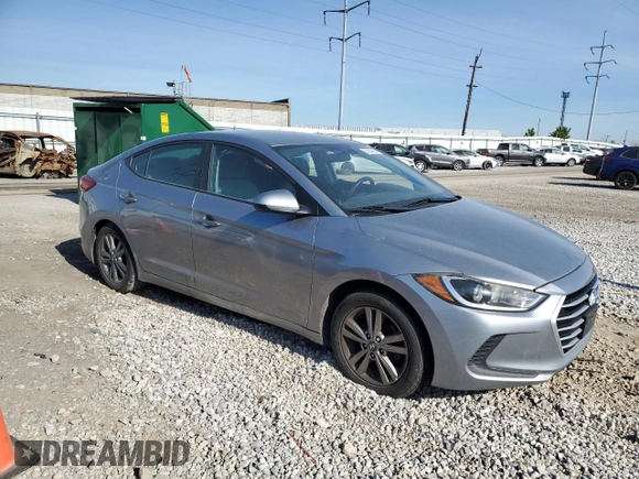 2017 Hyundai Elantra SE with VIN 5NPD84LF3HH027189, listed as a Copart auction lot 53327965 with 121,434 mi miles and Salvage title. Bid and sale history available at DreamBid. Image 4.