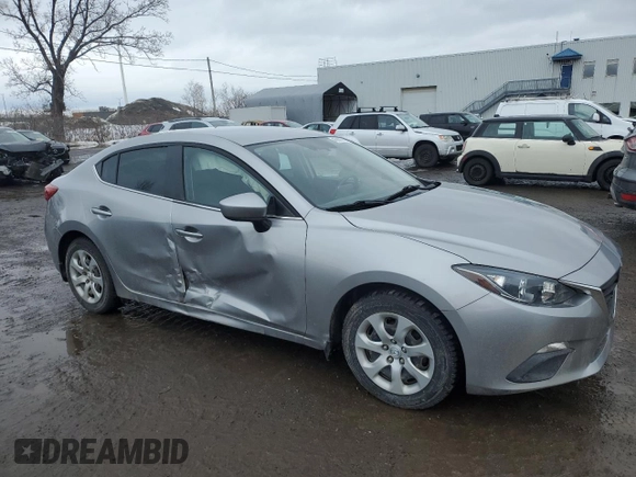 2016 Mazda 3 i Touring with VIN 3MZBM1V75GM286733, listed as a Copart auction lot 46906915 with 37,989 mi miles and Salvage Title. Bid and sale history available at carsss.com. Image 4.