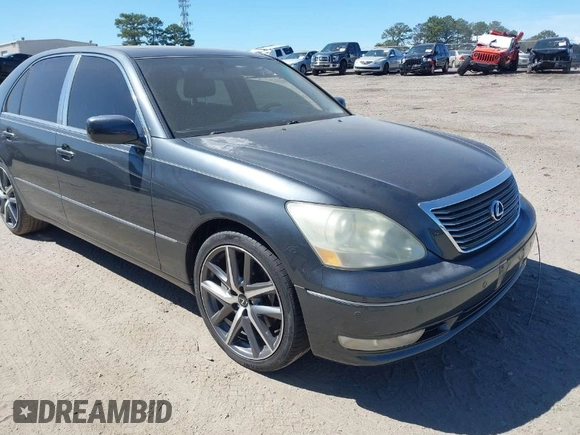 2005 Lexus LS 430 with VIN JTHBN36F455014614, listed as a IAAI auction lot 41825696 with Not Provided miles and . Bid and sale history available at DreamBid. Image 1.