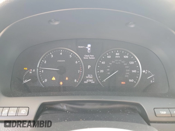 2017 Lexus LS 460 with VIN JTHCL5EF9H5028312, listed as a Copart auction lot 50849665 with 67,661 mi miles and Salvage title. Bid and sale history available at DreamBid. Image 9.