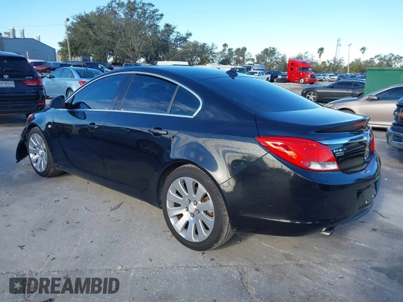 2011 Buick Regal CXL Turbo TO7 with VIN W04G15GV2B1089250, listed as a IAAI auction lot 41396416 with 157,216 mi miles. Bid and sale history available at carsss.com. Image 3.