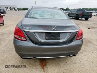 2017 Mercedes-Benz C 300 with VIN 55SWF4JB0HU231721, listed as a Copart auction lot 59524015 with 103,995 mi miles and Salvage title. Bid and sale history available at DreamBid. Image 6.