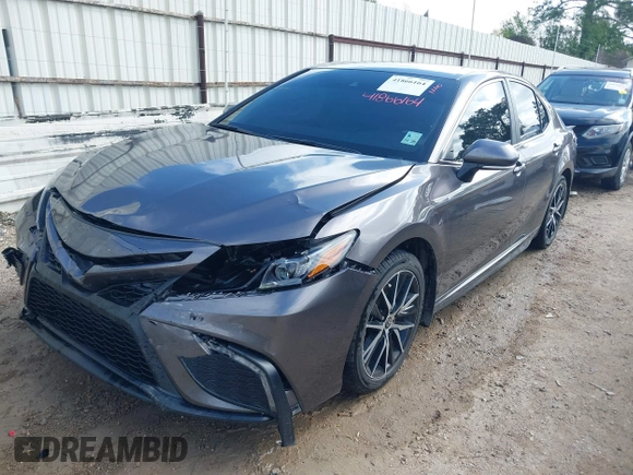 2022 Toyota Camry SE with VIN 4T1T11AK3NU619882, listed as a IAAI auction lot 41866164 with 60,620 mi miles and . Bid and sale history available at DreamBid. Image 2.