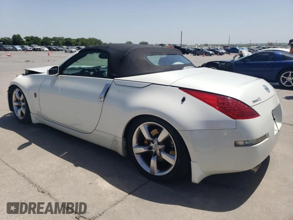 2007 Nissan 350Z Touring with VIN JN1BZ36A57M650920, listed as a Copart auction lot 61570834 with Not Provided miles and Salvage Title. Bid and sale history available at DreamBid. Image 2.