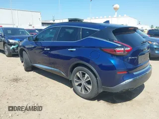 2019 Nissan Murano S with VIN 5N1AZ2MJ4KN163132, listed as a IAAI auction lot 41985250 with 57,511 mi miles and . Bid and sale history available at DreamBid. Image 3.