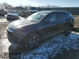 2025 Kia Sportage EX with VIN 5XYK3CDF9SG237941, listed as a Copart auction lot 45495735 with 1,549 mi miles and Salvage Title. Bid and sale history available at carsss.com. Image 1.