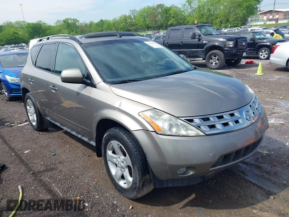 2003 Nissan Murano SL with VIN JN8AZ08T03W123375, listed as a IAAI auction lot 42084133 with 210,069 mi miles and . Bid and sale history available at DreamBid. Image 1.