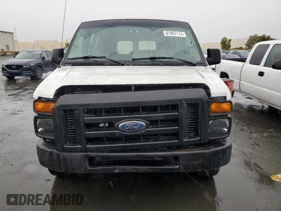 2010 Ford Econoline Cargo Commercial with VIN 1FTNE2EL0ADA47559, listed as a Copart auction lot 81967114 with 63,318 mi miles and Clean title. Bid and sale history available at DreamBid. Image 5.