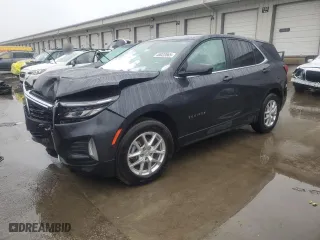 2022 Chevrolet Equinox LT with VIN 2GNAXUEV4N6143308, listed as a Copart auction lot 45022565 with 62,729 mi miles and Salvage Title. Bid and sale history available at carsss.com. Image 1.