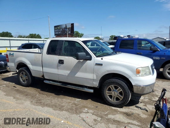 2006 Ford F-150 XLT with VIN 1FTPX14526KB24550, listed as a Copart auction lot 59980785 with Not provided miles and Salvage title. Bid and sale history available at DreamBid. Image 4.