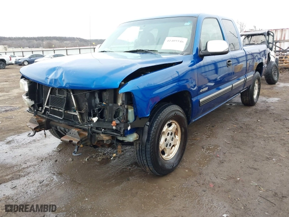2002 Chevrolet Silverado 1500 LS with VIN 2GCEK19T821387360, listed as a IAAI auction lot 41489346 with 179,901 mi miles. Bid and sale history available at carsss.com. Image 19.