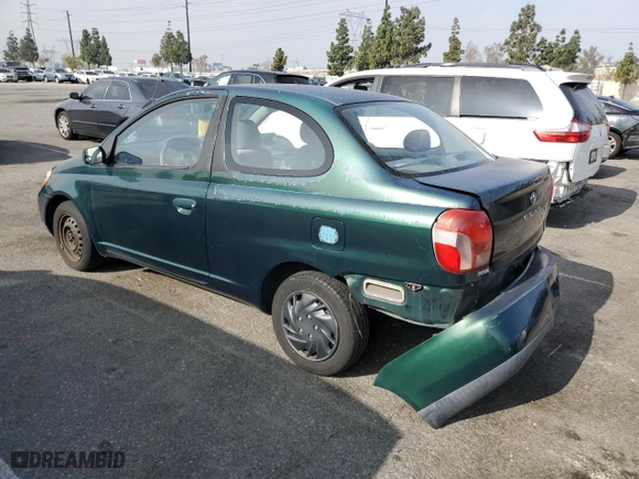 2001 Toyota ECHO with VIN JTDAT123010117491, listed as a Copart auction lot 54008555 with 258,045 mi miles and Salvage Title. Bid and sale history available at carsss.com. Image 2.
