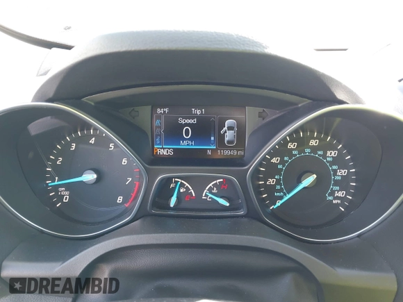 2016 Ford Escape Titanium with VIN 1FMCU0J94GUB11776, listed as a IAAI auction lot 41945655 with 119,949 mi miles. Bid and sale history available at carsss.com. Image 7.