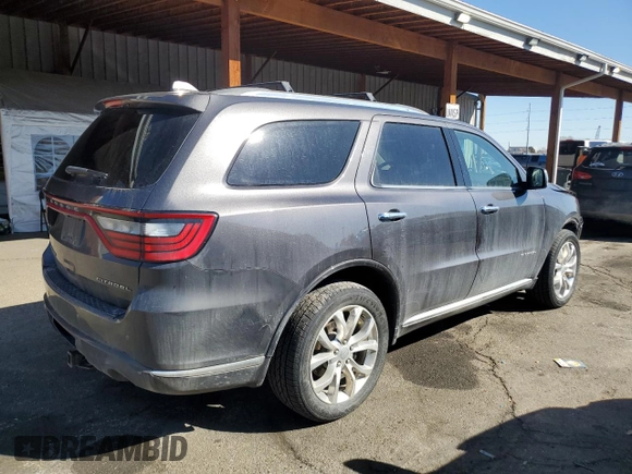 2016 Dodge Durango Citadel z VIN 1C4RDJEG4GC465087, wystawiony jako Copart lot #44124205 z przebiegiem 168 646 mil mil oraz Szkoda całkowita • Salvage title. Historia ofert i sprzedaży dostępna na DreamBid. Obrazek 3.