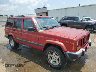1999 Jeep Cherokee Sport with VIN 1J4FT68SXXL669549, listed as a Copart auction lot 62367015 with 194,446 mi miles and Salvage title. Bid and sale history available at DreamBid. Image 4.