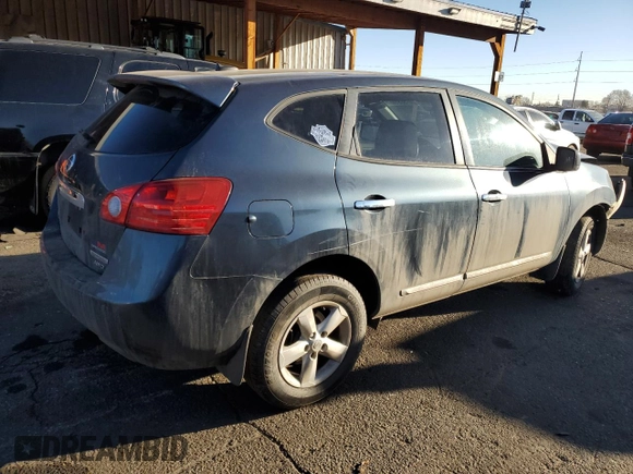 2013 Nissan Rogue S with VIN JN8AS5MV8DW660991, listed as a Copart auction lot 47383145 with 127,382 mi miles and Salvage Title. Bid and sale history available at DreamBid. Image 3.