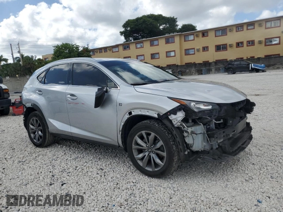 2017 Lexus NX 200t with VIN JTJYARBZ9H2077303, listed as a Copart auction lot 62014305 with 82,508 mi miles and Salvage title. Bid and sale history available at DreamBid. Image 4.