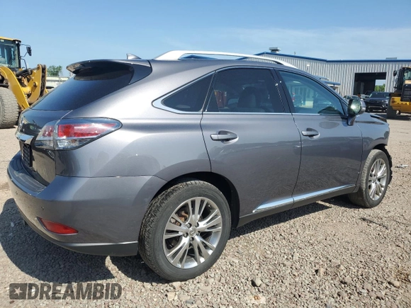 2014 Lexus RX 350 with VIN 2T2BK1BA9EC243393, listed as a Copart auction lot 62030305 with 76,297 mi miles and Salvage title. Bid and sale history available at DreamBid. Image 3.