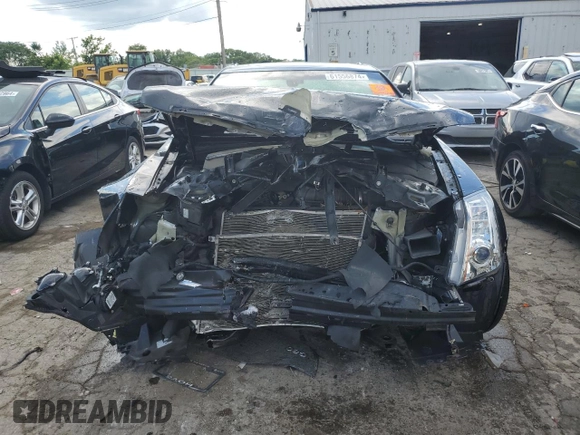2014 Cadillac CTS with VIN 1G6DH8E3XE0134312, listed as a Copart auction lot 61556874 with 77,194 mi miles and Salvage Title. Bid and sale history available at DreamBid. Image 5.