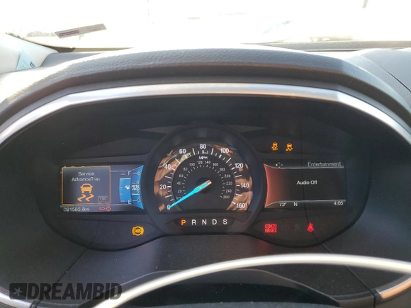 2017 Ford Edge Titanium with VIN 2FMPK4K81HBC43874, listed as a Copart auction lot 47468535 with 91,585 mi miles and Salvage Title. Bid and sale history available at carsss.com. Image 9.