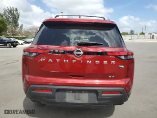2024 Nissan Pathfinder SV with VIN 5N1DR3BA7RC239891, listed as a Copart auction lot 50899395 with 39,124 mi miles and Non Repairable. Bid and sale history available at carsss.com. Image 6.