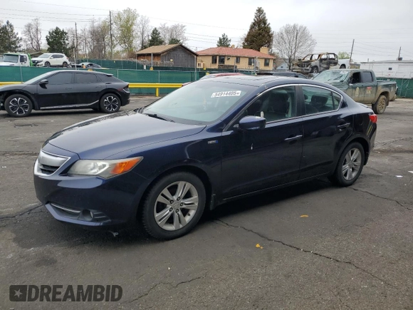 2013 Acura ILX Hybrid Tech Pkg with VIN 19VDE3F75DE301782, listed as a Copart auction lot 54914405 with 159,012 mi miles and Clean Title. Bid and sale history available at carsss.com. Image 1.