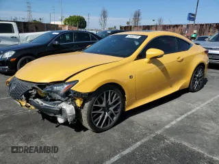 2018 Lexus RC with VIN JTHHZ5BC2J5018242, listed as a Copart auction lot 45480795 with 189,256 mi miles and Salvage Title. Bid and sale history available at carsss.com. Image 1.