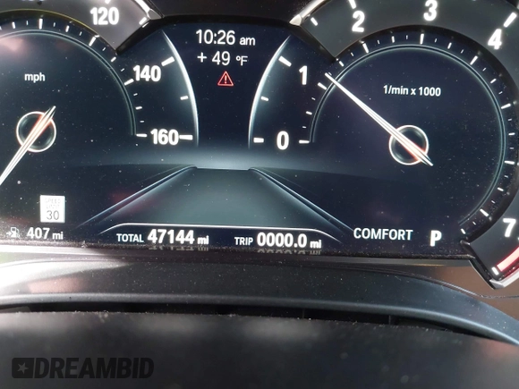 2017 BMW 5 Series 530i xDrive with VIN WBAJA7C36HG906136, listed as a IAAI auction lot 41644019 with 47,144 mi miles and . Bid and sale history available at carsss.com. Image 7.