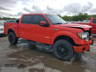 2012 Ford F-150 XL with VIN 1FTFW1ET3CFC78488, listed as a Copart auction lot 55711594 with 93,118 mi miles and Clean Title. Bid and sale history available at carsss.com. Image 4.