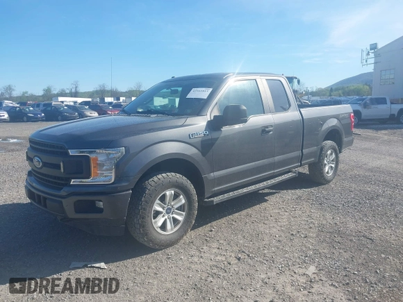 2019 Ford F-150 XL with VIN 1FTEX1EP1KKC64106, listed as a IAAI auction lot 42161813 with 127,387 mi miles. Bid and sale history available at carsss.com. Image 17.