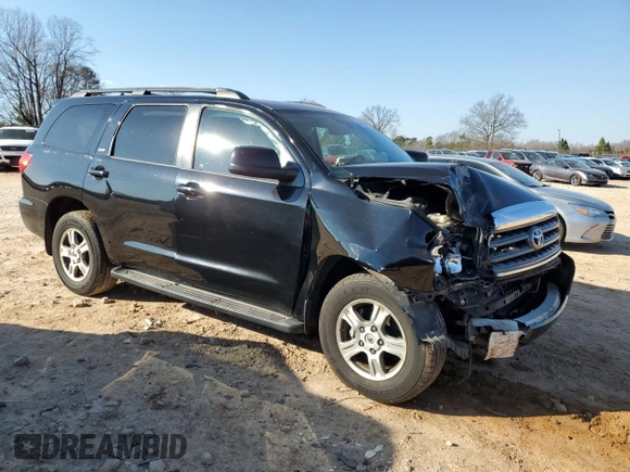 2011 Toyota Sequoia SR5 with VIN 5TDBY5G11BS045249, listed as a Copart auction lot 46788115 with 248,709 mi miles and Salvage Title. Bid and sale history available at carsss.com. Image 4.