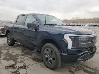 2023 Ford F-150 Lightning Pro with VIN 1FT6W1EV8PWG38071, listed as a Copart auction lot 51091495 with 13,687 mi miles and Salvage title. Bid and sale history available at DreamBid. Image 4.