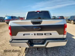 2019 Ford F-150 XL with VIN 1FTEW1E56KKF32438, listed as a Copart auction lot 60466315 with 20,444 mi miles and Salvage title. Bid and sale history available at DreamBid. Image 6.