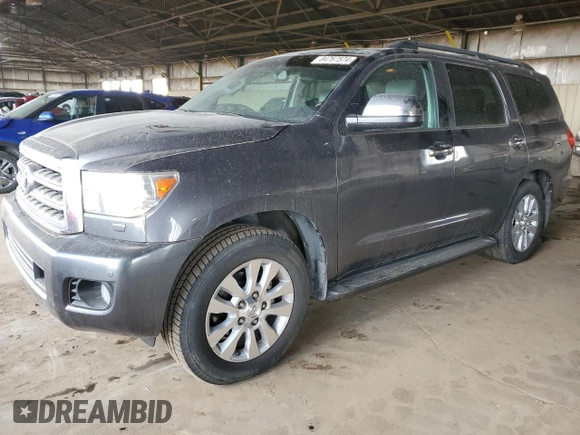 2014 Toyota Sequoia Platinum with VIN 5TDDW5G17ES099609, listed as a Copart auction lot 84767574 with 126,773 mi miles and Salvage Title. Bid and sale history available at carsss.com. Image 1.