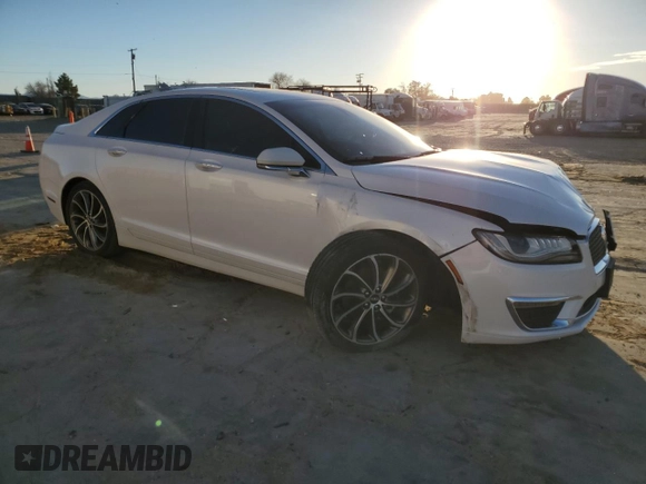 2019 Lincoln MKZ Reserve I with VIN 3LN6L5C95KR602349, listed as a Copart auction lot 46288785 with 57,071 mi miles and Salvage title. Bid and sale history available at DreamBid. Image 4.