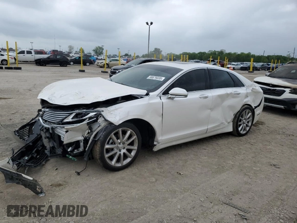 2015 Lincoln MKZ with VIN 3LN6L2J99FR602863, listed as a Copart auction lot 56679335 with 33,859 mi miles and Salvage title. Bid and sale history available at DreamBid. Image 1.