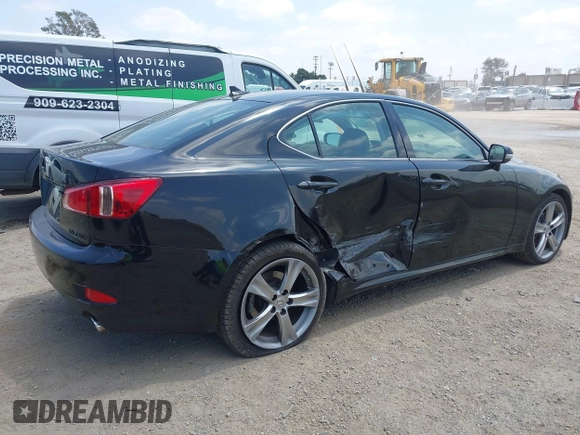 2012 Lexus IS 250 with VIN JTHBF5C28C2102557, listed as a IAAI auction lot 42139755 with 137,433 mi miles and . Bid and sale history available at DreamBid. Image 4.
