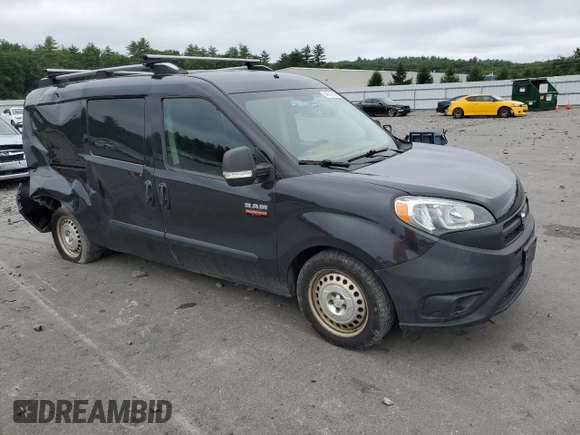 2017 Ram ProMaster City Cargo Tradesman with VIN ZFBERFABXH6H30480, listed as a Copart auction lot 64974914 with 156,482 mi miles and Salvage Title. Bid and sale history available at DreamBid. Image 4.