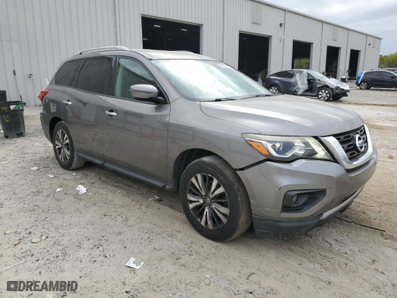 2017 Nissan Pathfinder SV with VIN 5N1DR2MN6HC665578, listed as a Copart auction lot 50237865 with 124,018 mi miles and Salvage Title. Bid and sale history available at carsss.com. Image 4.